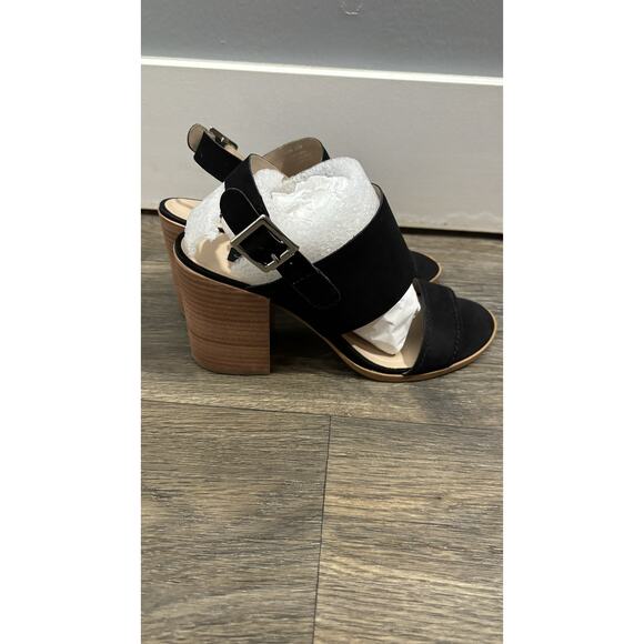 Steven by steve madden black strappy heels size 8 - Picture 4 of 7